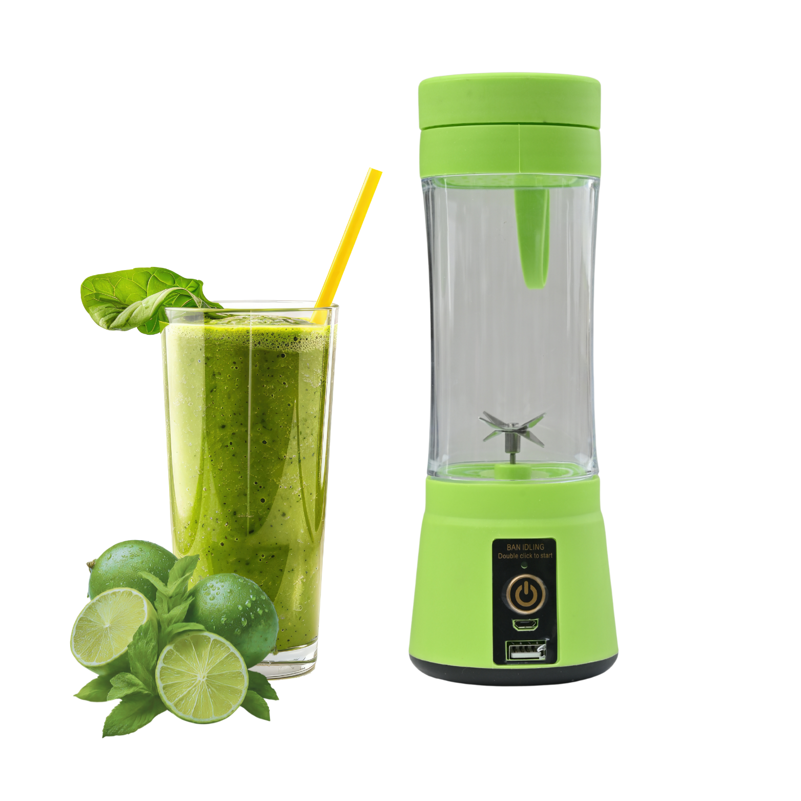 Portable Rechargeable Juice Cup Blender NG-01 | USB Electric Mini Juice, Smoothie & Shake Maker