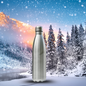 Stainless steel Sports water Bottle- 1 L Capacity | Hot and Cold Flask 12hours | Leakproof,Durable & ECO-Friendly